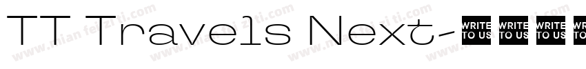 TT Travels Next字体转换